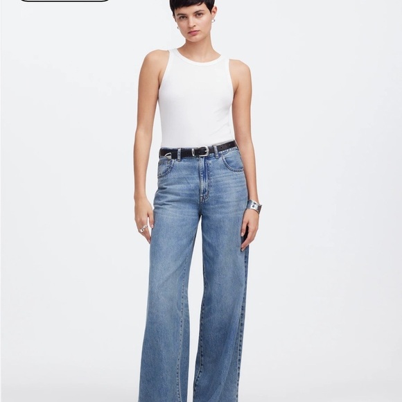 Madewell Re)generative Cotton Essential High-Neck Tank - Picture 2 of 4